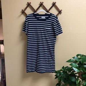 Madewell striped T-shirt dress